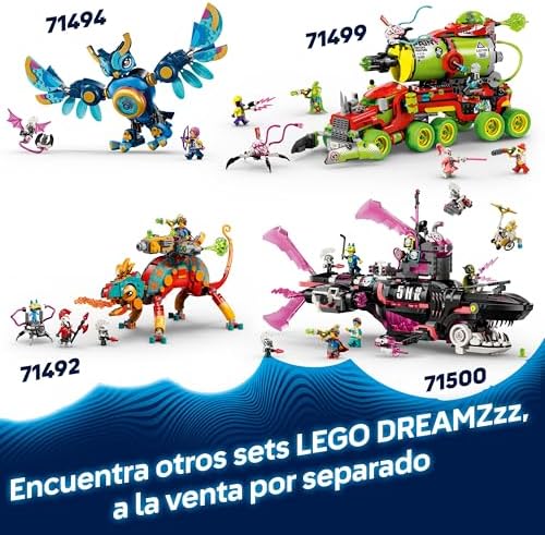 DREAMZzz 2-em-1 Matthew vs. Mecha com Cibercérebro - Robô de brinquedo modular conversível em figura de escorpião - Minifiguras e Sonhos - Presente para rapazes e raparigas 8+ anos 71495