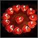 Celestte (TM) Scented Candles, 12 Pcs Sweet Romantic Love Heart Shaped Floating Candle for Home Decorations Wedding Birthday Party Celebrations (Red) primary