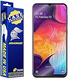 ArmorSuit MilitaryShield [Case Friendly] Screen Protector for Samsung Galaxy A50 (SM-A505) - Anti-Bubble HD Clear Film