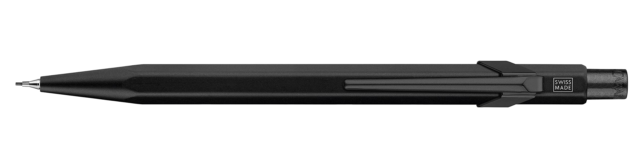 Caran d'Ache 844 Mechanical Pencil 0.7MM - Black Code in Slimpack Case