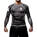 Hayabusa Metaru 47 Silver Rashguard Long Sleeve Shirt