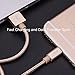 HAME [Apple MFI Certified] Lightning Connector to USB3.0 Quick Charging Cable and Data Transfer Sync Cable for iPhone/Ipad/iPod 3FT/0.9M(Champagne Gold)