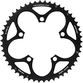 Sram Road Chainring Road 50T 5 Bolt 110 mm BCD Aluminium (50-34) 4 mm Black, 11.6215.197.060