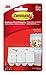 Command Micro Hooks, White, 3-Hooks, 4-Strips, Organize Damage-Free