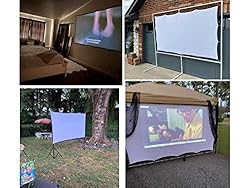 NMEPLAD Projector Screen 150INCH,Portable Movie