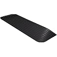Ruedamann Threshold Ramp, Durable Solid Rubber with 2200lbs Load Capacity, Non-Skid and Anti-Slip Surface, Wheelchair Ramp for Doorways and Bathroom (2 Inch Rise)