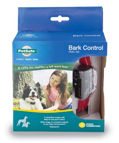 PetSafe-Deluxe-Bark-Control-Collar-PDBC-300-for-Dogs-8-lb-and-Up-Waterproof-3-Modes-of-Static-Correction