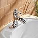 BWE Bathroom Faucet Chrome Waterfall Sink Bath Faucets Single Handle Hole Lavatory Vanity Restroom Commercial Water Supply Lines Hose Polished Lead-Free