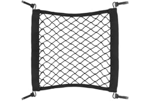 Cargo Net for Electric Scooter and E-Bike, Elastic Luggage Net 25x30cm for Helmet and Gear Storage, Durable Mesh Organizer fo