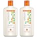Andalou Naturals Argan Oil and Shea Moisture Rich Shampoo and Conditioner Bundle with Aloe Vera Extract, Jojoba Oil, and Argan Oil for Hair for Men and Women, 11.5 Ounce. Each