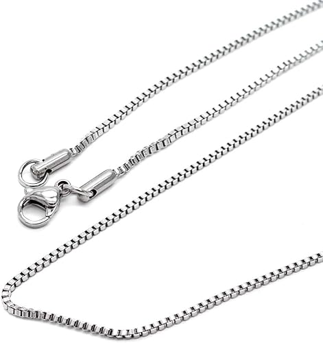 Amazon アクセサリーショップピエナ サージカルステンレス ベネチアン チェーンのみ ネックレスチェーン 1 5mm 低金属アレルギー ネックレス メンズ レディース ユニセックス 45cm ネックレス 通販
