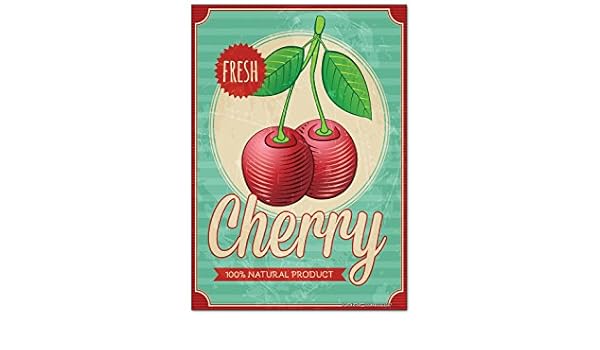 Iman Nevera Retro Cerezas: Amazon.es: Deportes y aire libre
