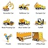 OR OR TU Construction Truck Car Toy Set for Boys with Sounds Lights Effects Kids Engineering Vehicle Playset Crane…