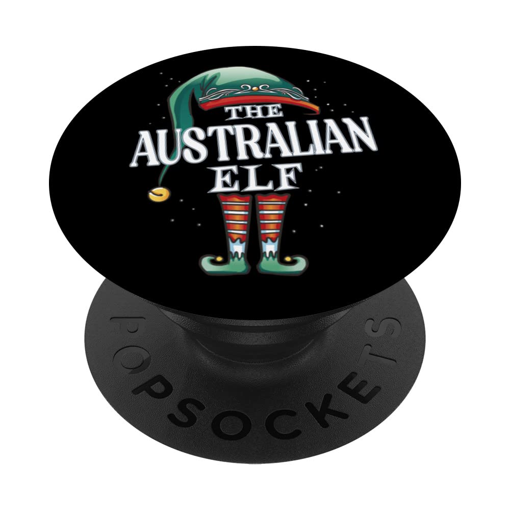 Australian Elf Christmas Group Xmas Pajama Party PopSockets Swappable PopGrip