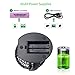 Yostyle Rechargeable Battery Operated Clip On USB Fan, Mini Stoller Fan, 4400mAh Battery/USB Powered Desk Fan with 360 Degree Rotation for Baby Stroller, Office, Car, Gym, Travel, Camping