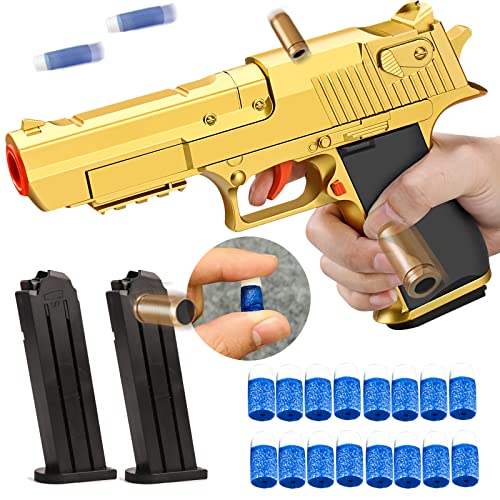 Toys Foam Blasters & Guns with Soft Bullet Shell ejecting，Splat Gun