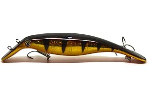 AYVANBER 7 Inches Duckbill Platypus Floating Swimming Trolling Plug Pike Muskie Hard Lure Jointed Swimbait Fishing Lures Bait Baits Life-Like Lure Minnow Bass Pike Musky New