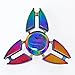 EB-LINK Colorful Spinners Tri Fidget Spinner Toy Metal Material EDC Hand Finger Spinner Toy for High Speed Relieving Stress ADHD, OCD, Anxiety (Rainbow)