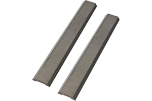 Zorqon 2.5" Carbide Paint Scraper Blades, Double-Edged Reversible Replacement Tungsten Steel Blades, Fit for 2.5in scraper, for Removing Paint, Wood, Glue and Grout - 2pcs