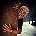 Demi Sharky Scary Gritting Teeth Old Man Zombie Mask, Creepy Wack Monster Costume Cosplay Mask for Halloween Props