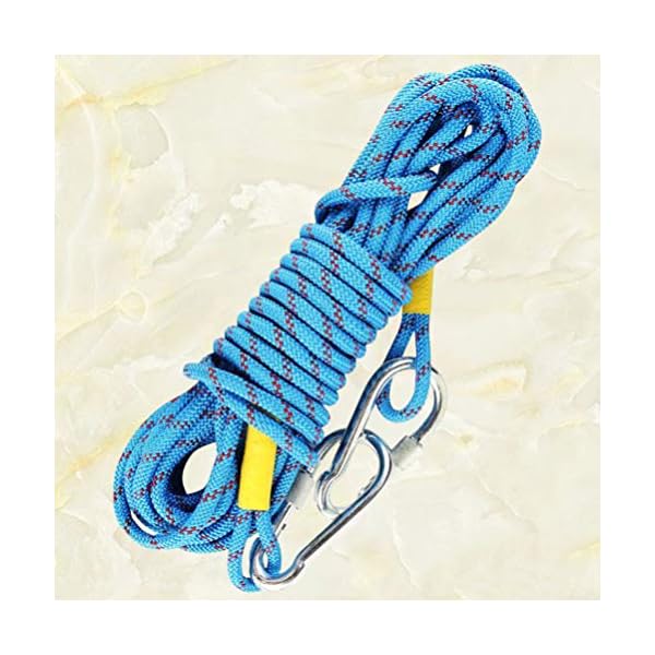 BESPORTBLE Verdickung Kletterseil Verschleißfestigkeit Kletterseil Höhenkletterseil Sicherheitsgurtschnur Outdoor Nylon… – Bild 4