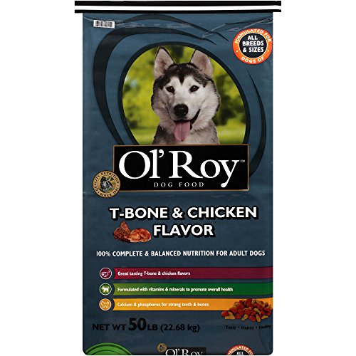 Ol' Roy T-Bone & Chicken Flavor Dog Food for All Breeds and Sizes - 50lbs (50lbs)