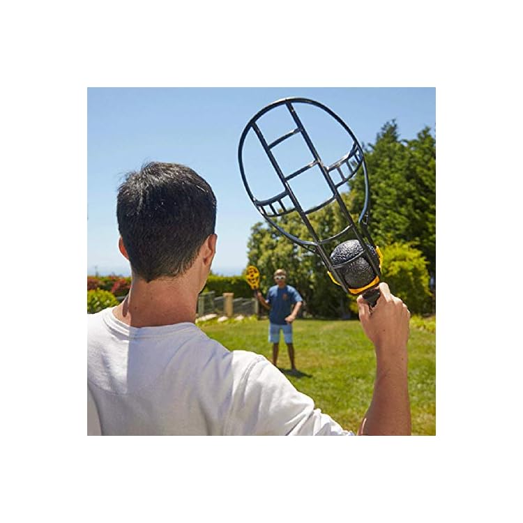 WhamO Game Time TracBall 2 Rackets & 2 Air Action Balls Outdoor Play for Kids & Adults of