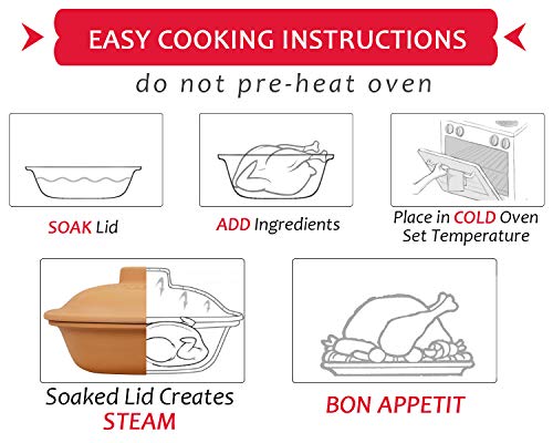 4 Romertopf+Reston+Classic+Natural+Roaster