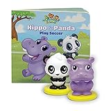 LeapFrog Learning Friends Hippo and Panda figures with Board Book