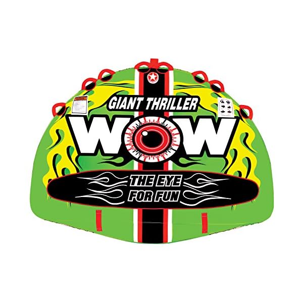 WOW-World-of-Watersports-11-1090-Sports-Giant-Thriller-Inflatable-1-to-4-Riders-Towable-Boat-Tube