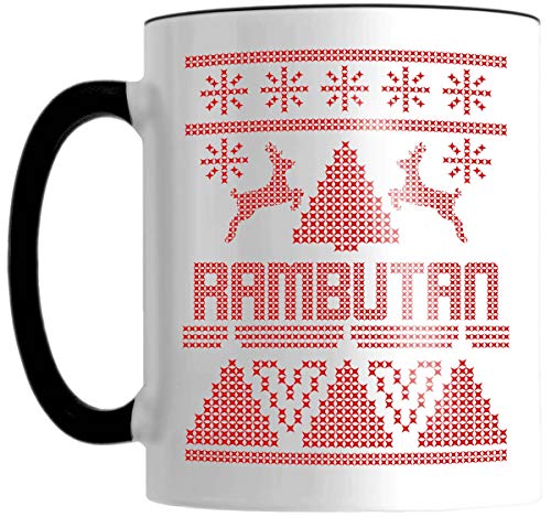 RAMBUTAN Ugly Sweater Graphic 11 OZ Mug