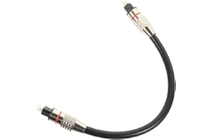 Artibetter Digital Audio Cable 0.2m Male to Male Fiber Optical Cord for Home Theater Sound Bar DVD CD Plasma