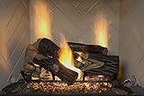 Sure Heat BRO24NG Sure Heat Burnt River Oak Vented Gas Log Set, 24-Inch, Natural Gas