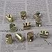 Flammi Metric M8 Barrel Nuts Cross Dowels Slotted Nuts for Beds Crib Chairs Furniture 10 PCS