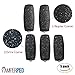 3 Extra Coarse and 2 Regular Coarse refill rollers by Pamperped for the electric rechargeable amope pedi perfect callus remover foot file pedicure tool kit set Professional spa like results wet or dry