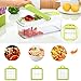 Mandoline Slicer Vegetable Slicer Chopper Dicer - Onion Cutter Chopper Pro - 8 Blades of Squeezer Julienne Slicer Grater -Kitchen Cutter for Multi Veggie, Food, Potato, Tomato, Cucumber, Cheese, Fruit