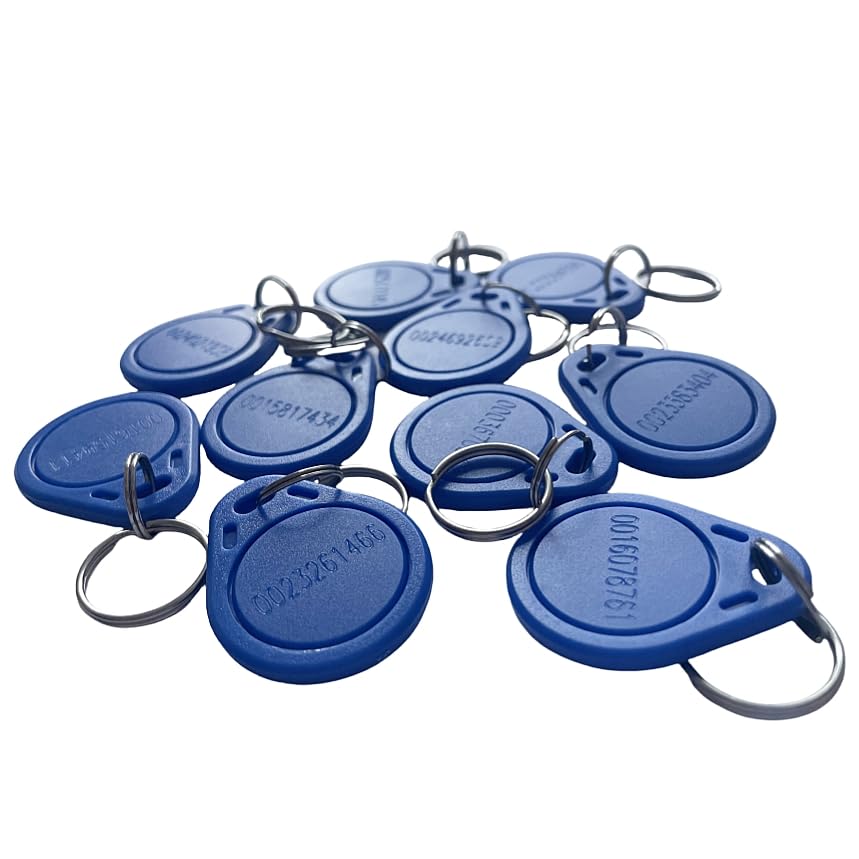 YARONGTECH 125Khz RFID Tag EM4100 Read Only Blue (pack of 10) (Style 3) โ image 1