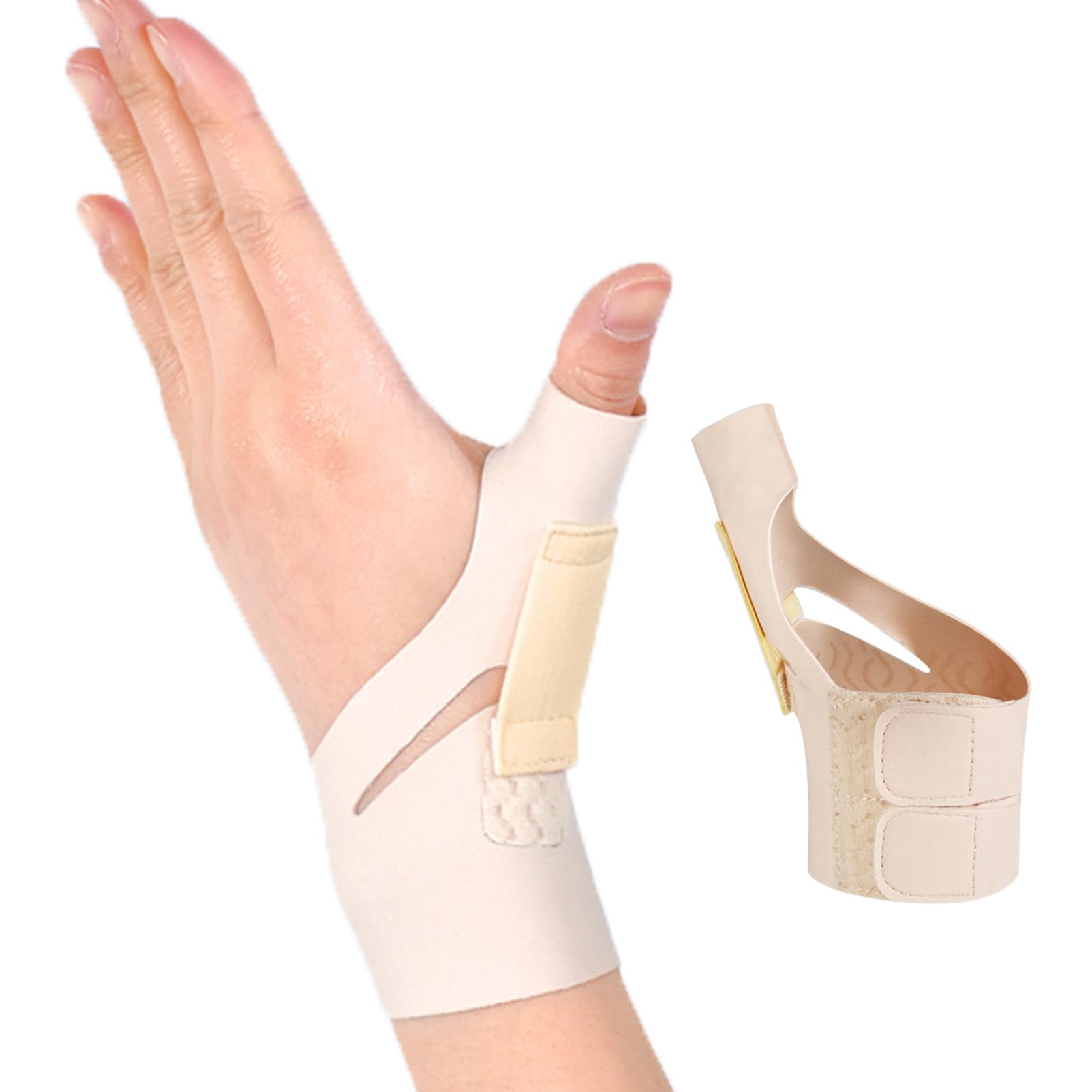 SONGQEE Wrist support thumb compression sleeve for arthritis pain relief, Ultra-thin thumb brace for men & women, Elastic thumb compression glove, thumb support protector for Tendonitis, Fingerless