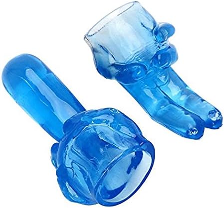KOBOJE Mini Massager Accessories Attachment Massage (2Pcs/Set/Blue)