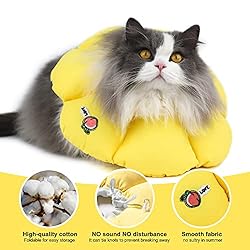 HiDREAM Cat Cone Collar,Cute Waterproof Elizabethan