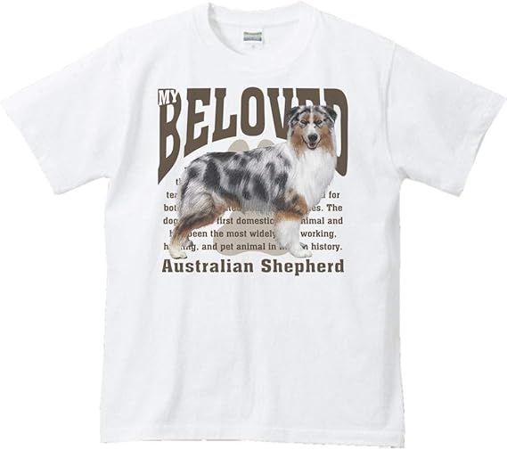 Amazon エムワイディエス Myds オーストラリアン シェパード 愛犬シリーズ 半袖tシャツ Tシャツ カットソー 通販