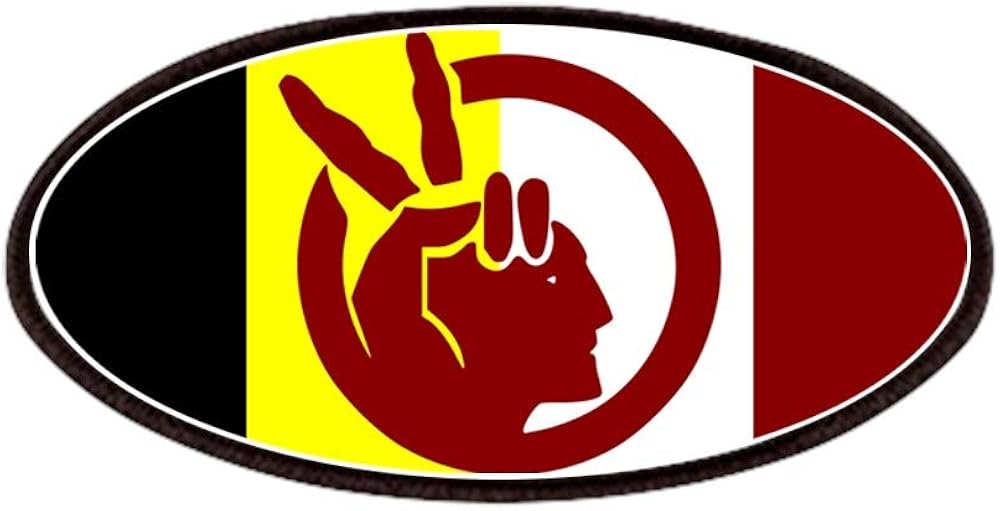 CafePress American Indian Movement Patches Patch, 4x2in