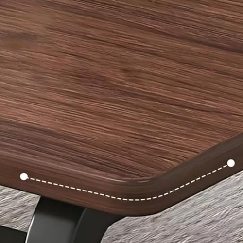 UNKKS Mesa de Centro para Sala, Marco de Metal, Minimalista Fácil de Montar, Mesa de Almacenamiento para Sala de Estar para Salón de Estar en Casa,Oficina y Hogar(100X60X41CM)