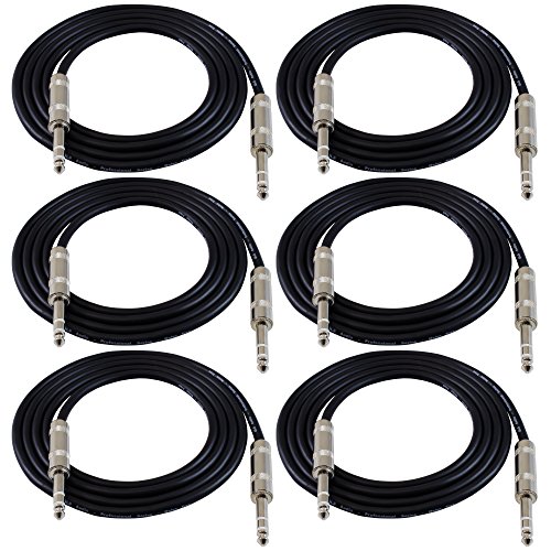 GLS Audio 6ft Patch Cable Cords - 1/4