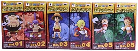 Amazon ワンピース ワールドコレクタブルフィギュア Battle Of Luffy Whole Cake Lsland 全6種 タンクマン クラッカー スネイクマン カタクリ フィギュア ドール 通販