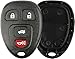 KeylessOption Just The Case Keyless Entry Remote Key Fob Shell