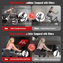 Exercise Bike, CHAOKE Stationary Bikes for Home