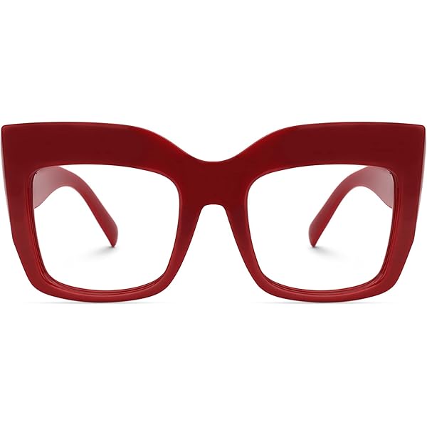 Amazon.com: FEISEDY Square Oversized Glasses Frame Eyewear