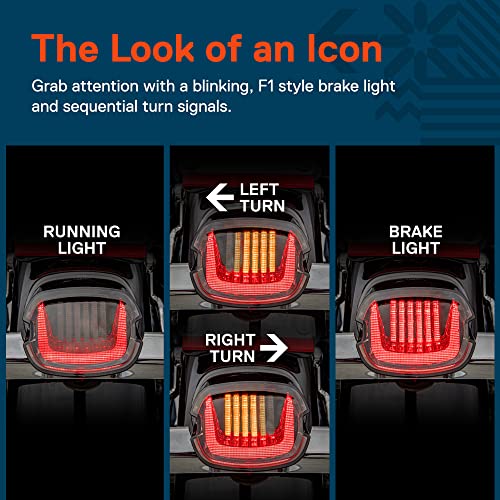 LED Brake Tail Light for Harley Davidson [F1Style Flashing Blinker