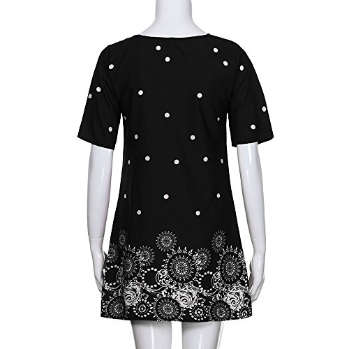 Simayixx Tunic Dresses for Women, Fashion Casual Sundress Sexy Print Cold Shoulder A Line Dress Elegant Long Tops